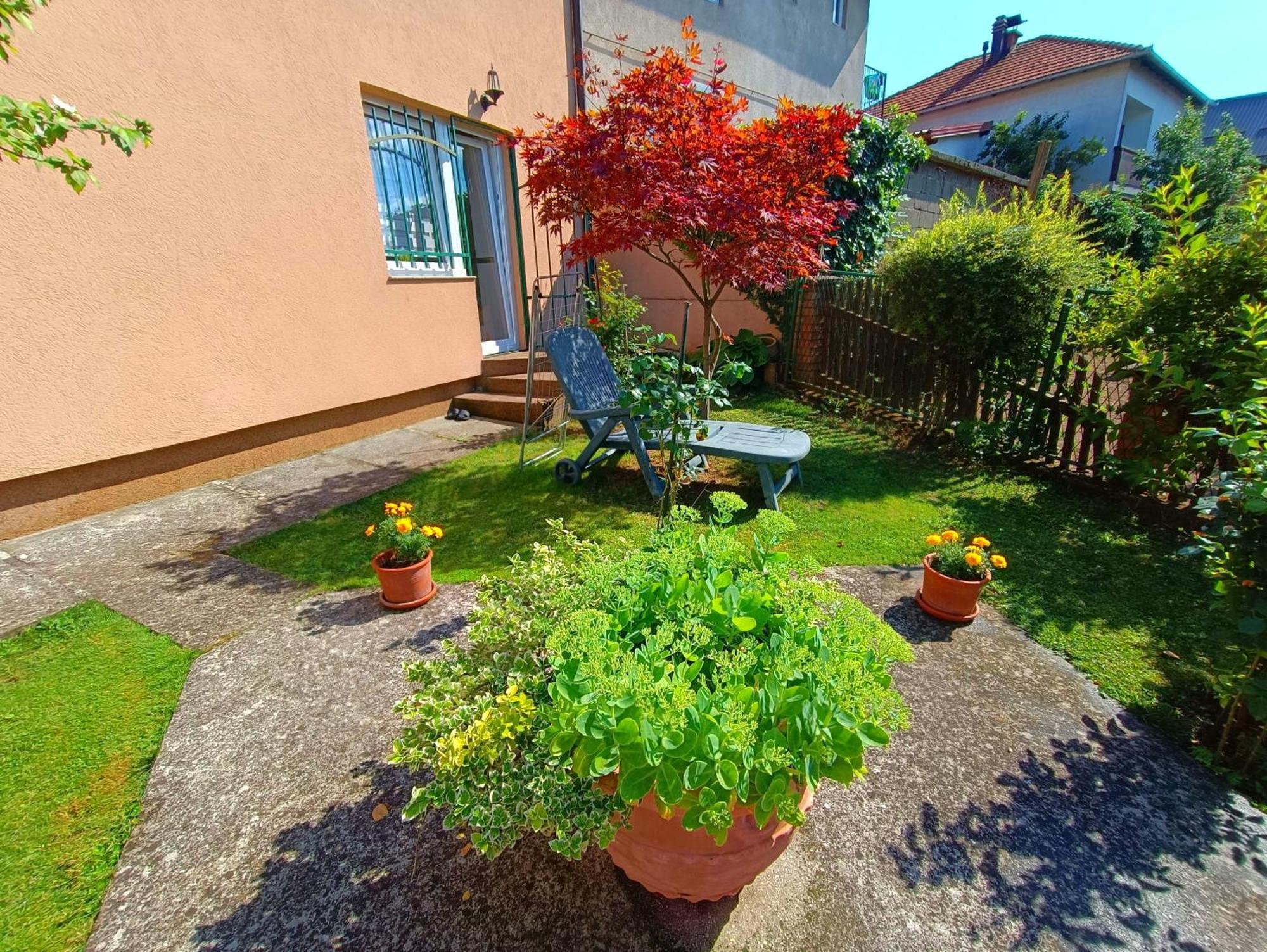 Appartement Garden Free Parking à SJJ Chambre photo